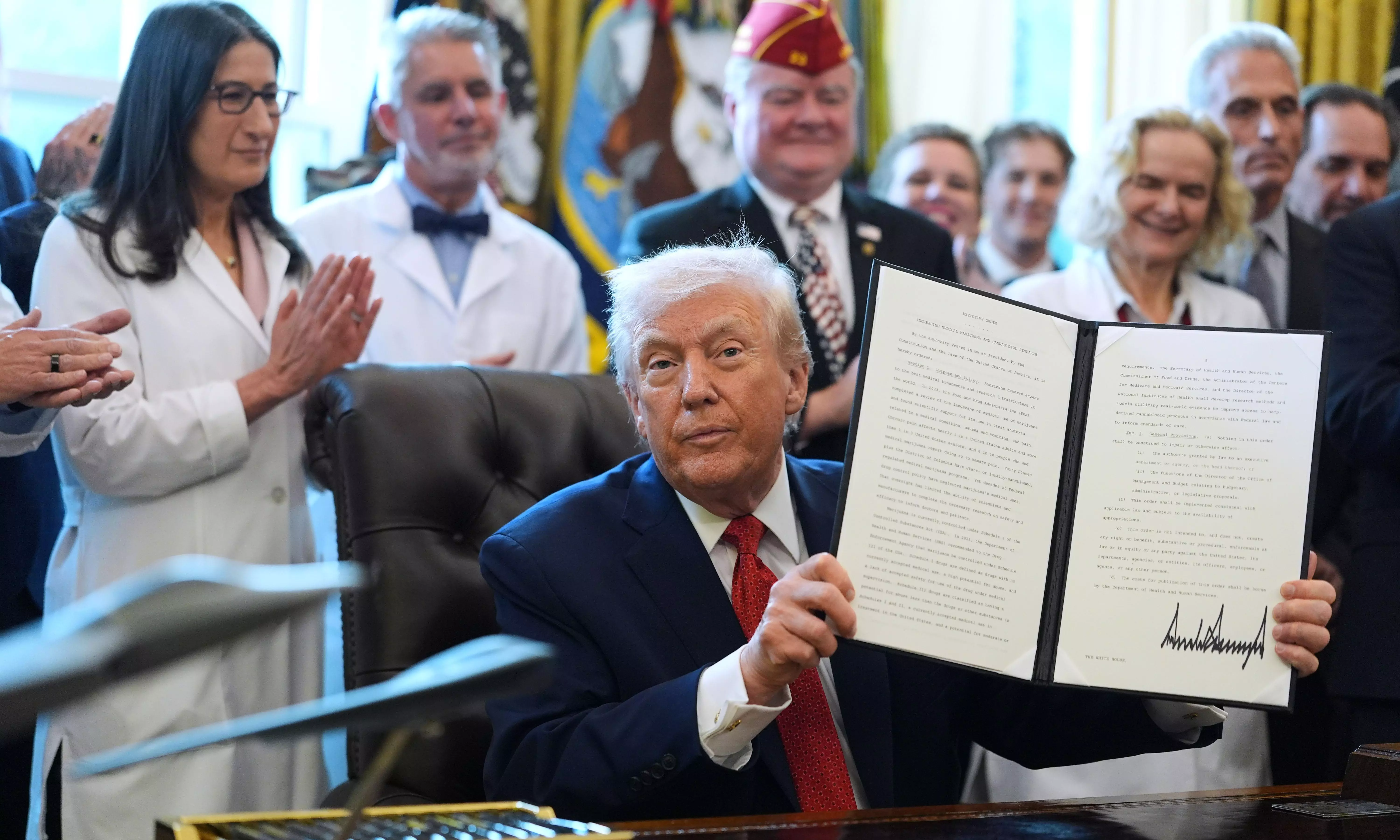 Trump Orders Marijuana Reclassified as Less Dangerous Drug Trump Orders Marijuana Reclassified as Less Dangerous Drug