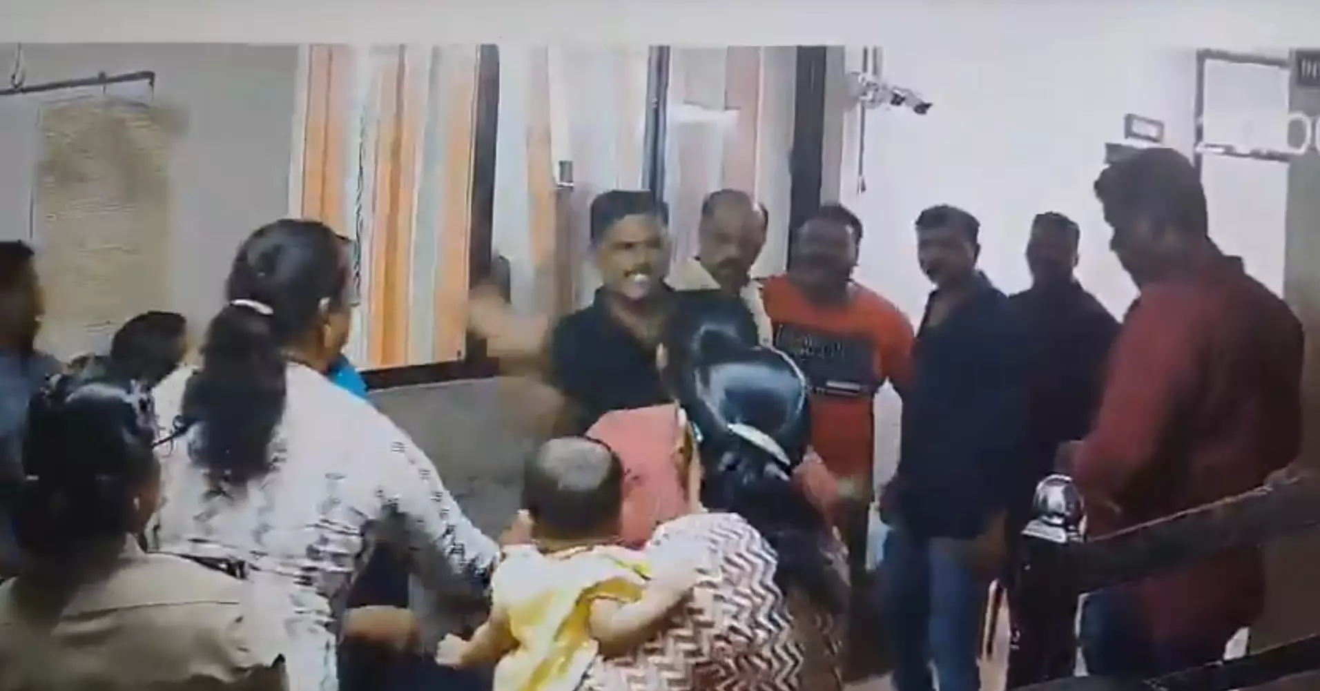 Kerala SHO Suspended After CCTV Shows Assault on Pregnant Woman Kerala SHO Suspended After CCTV Shows Assault on Pregnant Woman