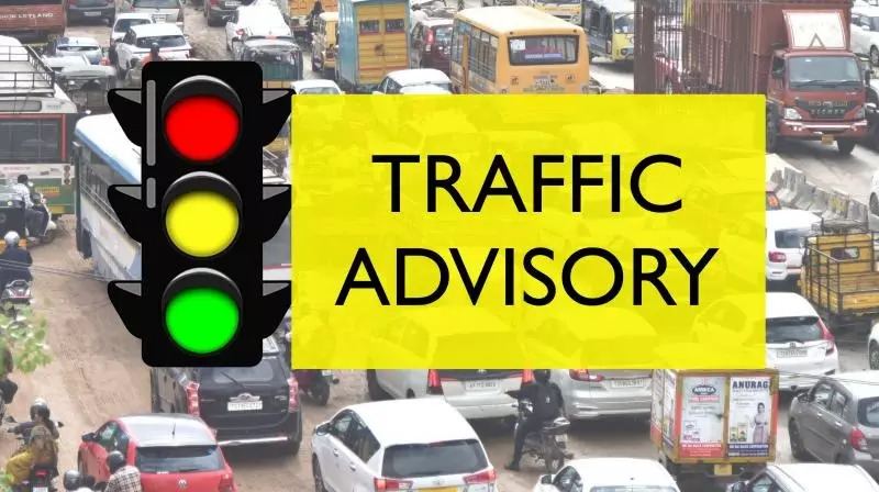 Traffic Restrictions on Ikea-Cyber Towers-JNTU Stretch