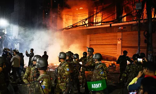 Tension Grips Bangladesh After Unrest Over Uprising Leaders Death