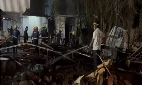 Maharashtra: Massive Fire Breaks Out in Thane, No Report of Casualties