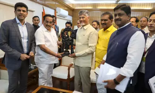 Naidu Meets Jal Shakti Minister C.R. Patil