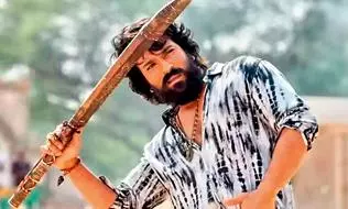 Charan Shoots at Rashtrapati Bhavan