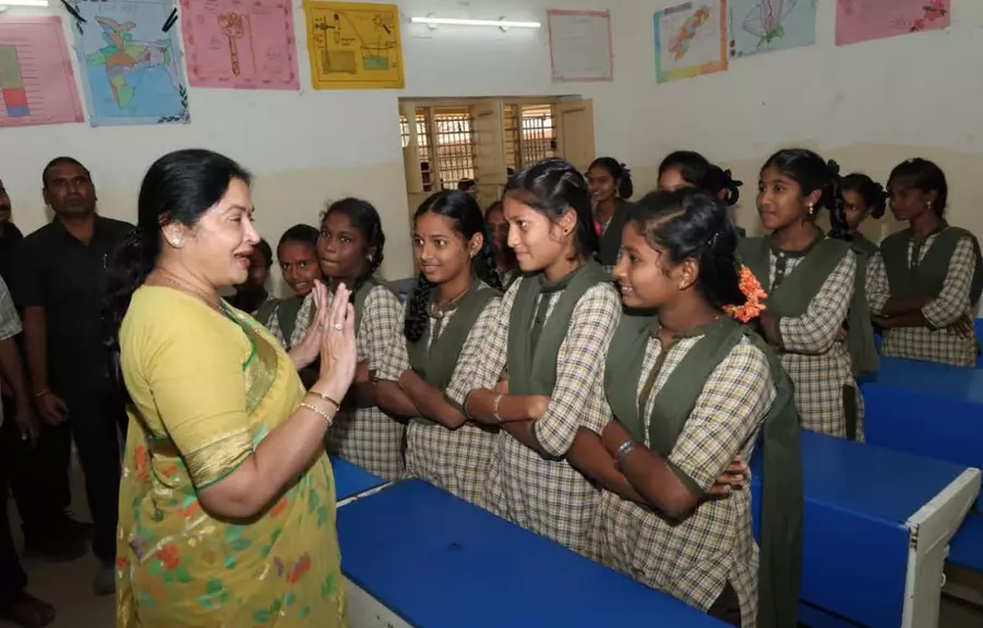 Cleanliness as Important as Education: MLA Prasanthi Reddy Cleanliness as Important as Education: MLA Prasanthi Reddy