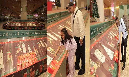 Marriott Bonvoy Christmas Activation At Mumbai Airport Delights Passengers