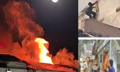 Cops Rescue 7 Trapped In Nallakunta House Fire