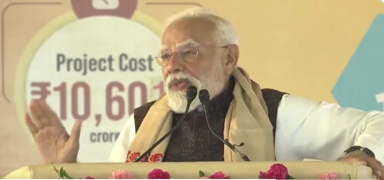 Modi Launches Assam Projects, Targets Congress