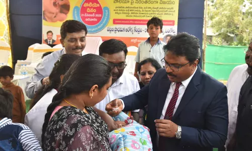 Pulse Polio Drive Begins in Nellore, Ongole; Officials Seek Full Cover