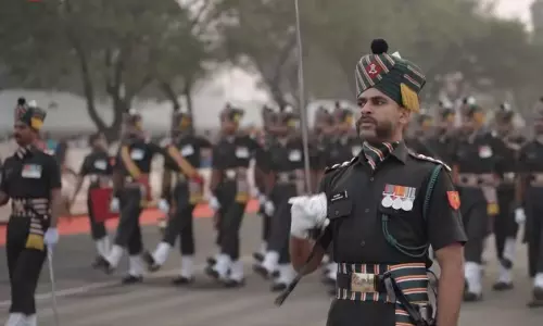 Army Day Parade in Jaipur on January 15
