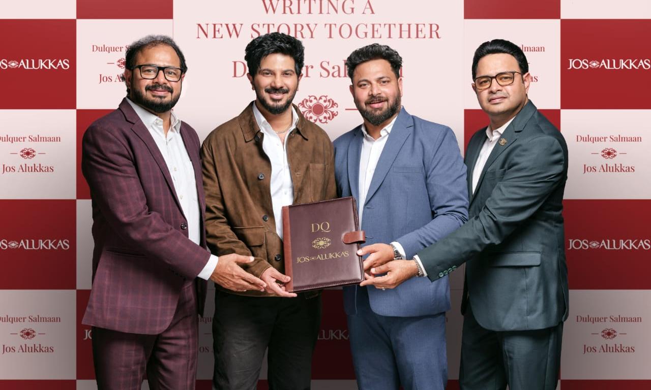 Dulquer Salmaan Joins Jos Alukkas as Brand Ambassador