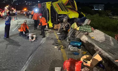 Passenger Bus Crash in Indonesia Kills At Least 16 People, Official Says