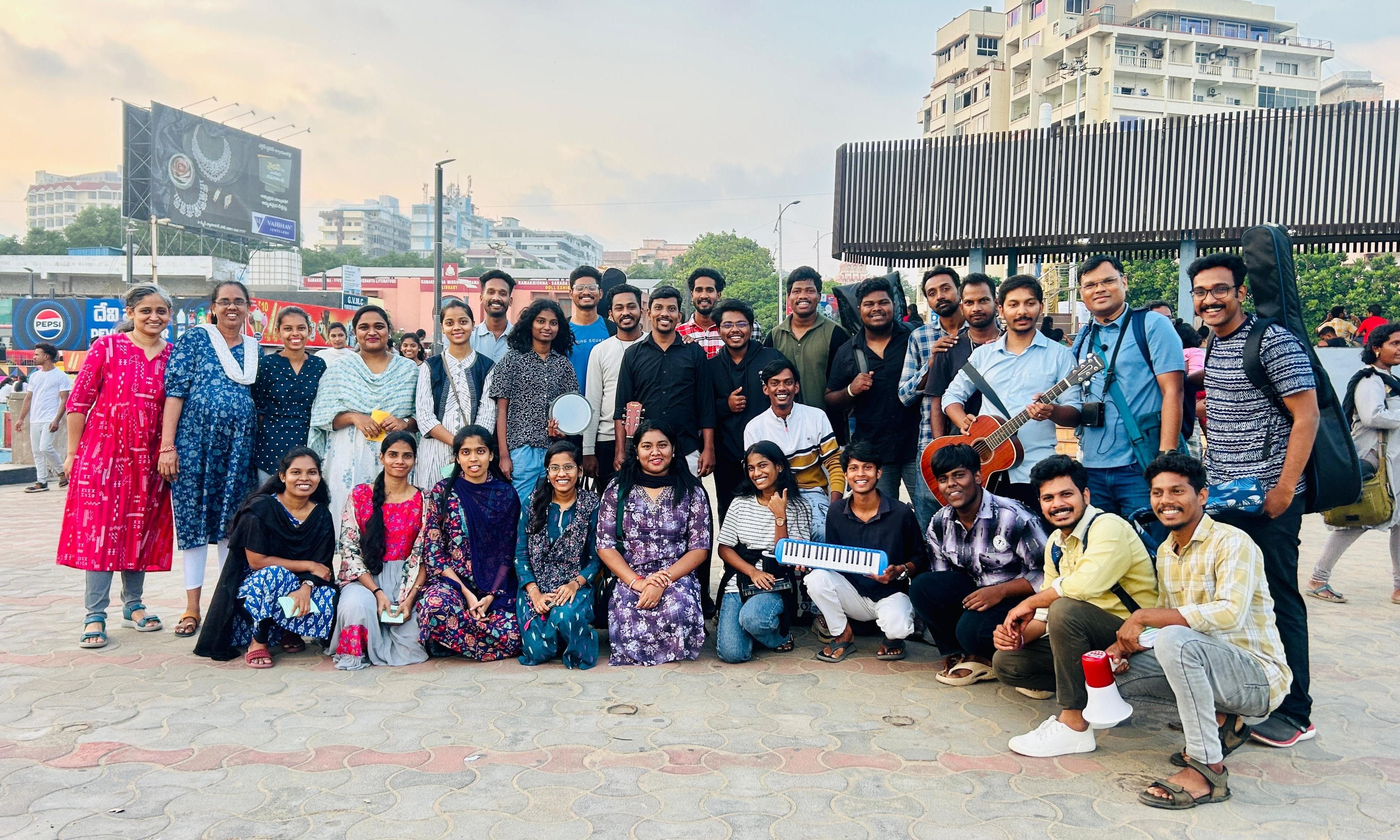 Hyderabad Celebrates Christmas with Street Carols