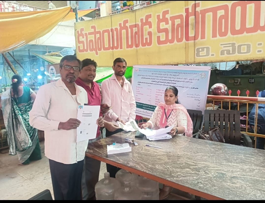 926 Vegetable Vendors Apply at FSSAI Camps