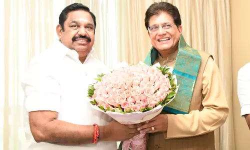 Piyush Goyal Meets AIADMKs Palaniswami, Initiates Seat Sharing Talks