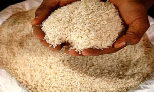 1.4 Lakh Tonnes of Unsold Coarse Rice Pile Up in Telangana