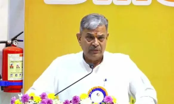 Hosabale Praises Works Of BMS, Opens Office