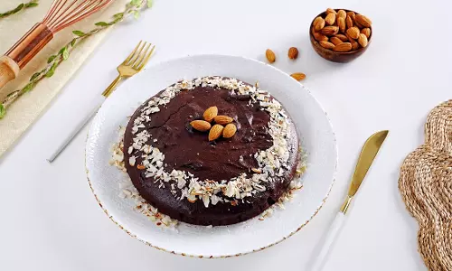 Dark Chocolate Almond Orange Cake Recipe