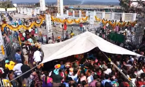 Temples in Telangana Swarm with Devotees Amid Year-End Rush