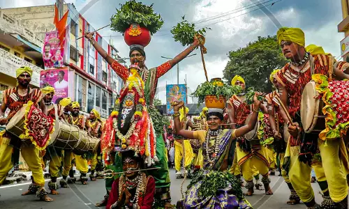 Bonala Dancer Dies After Fall During Jathara In Razole