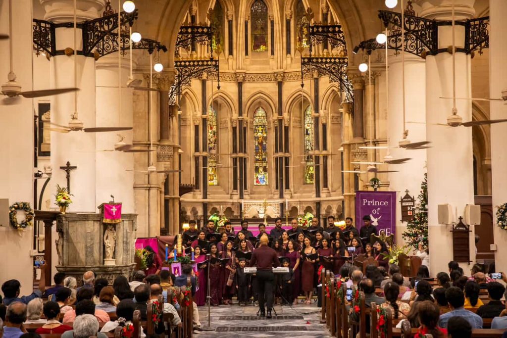 Mumbai Choir Opens Christmas With National Anthem