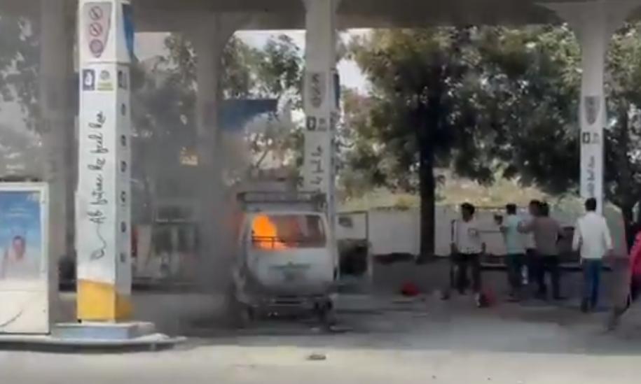 Fire Averted at Hyderabad Petrol Bunk