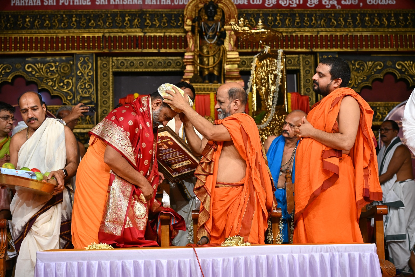Golden Chariot Dedicated to Udupi Krishna