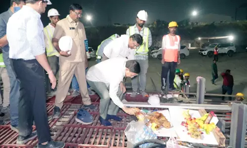 Narayana Starts Raft Foundation For High Court Building in Amaravati