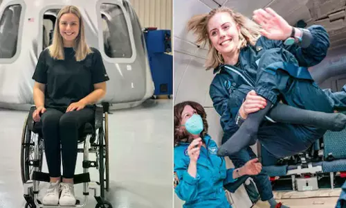 German Engineer Michaela Benthaus Is First Wheelchair User To Go Into Space