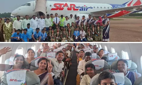 Koppal: Head Masters Gesture Turns Aeroplane Dreams Into Reality for 24 Students