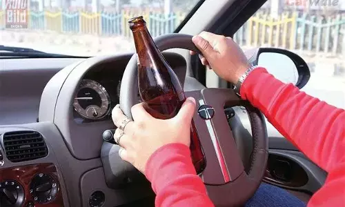 Drunken Driven Gets Caught After Multiple Collision In Bengaluru