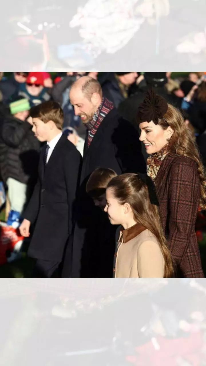 The Royal Family attend the Christmas Day Royal Service at St Mary Magdalene Church