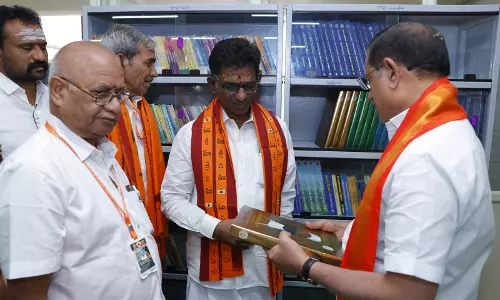 Spiritual Library Open At Srisailam Temple
