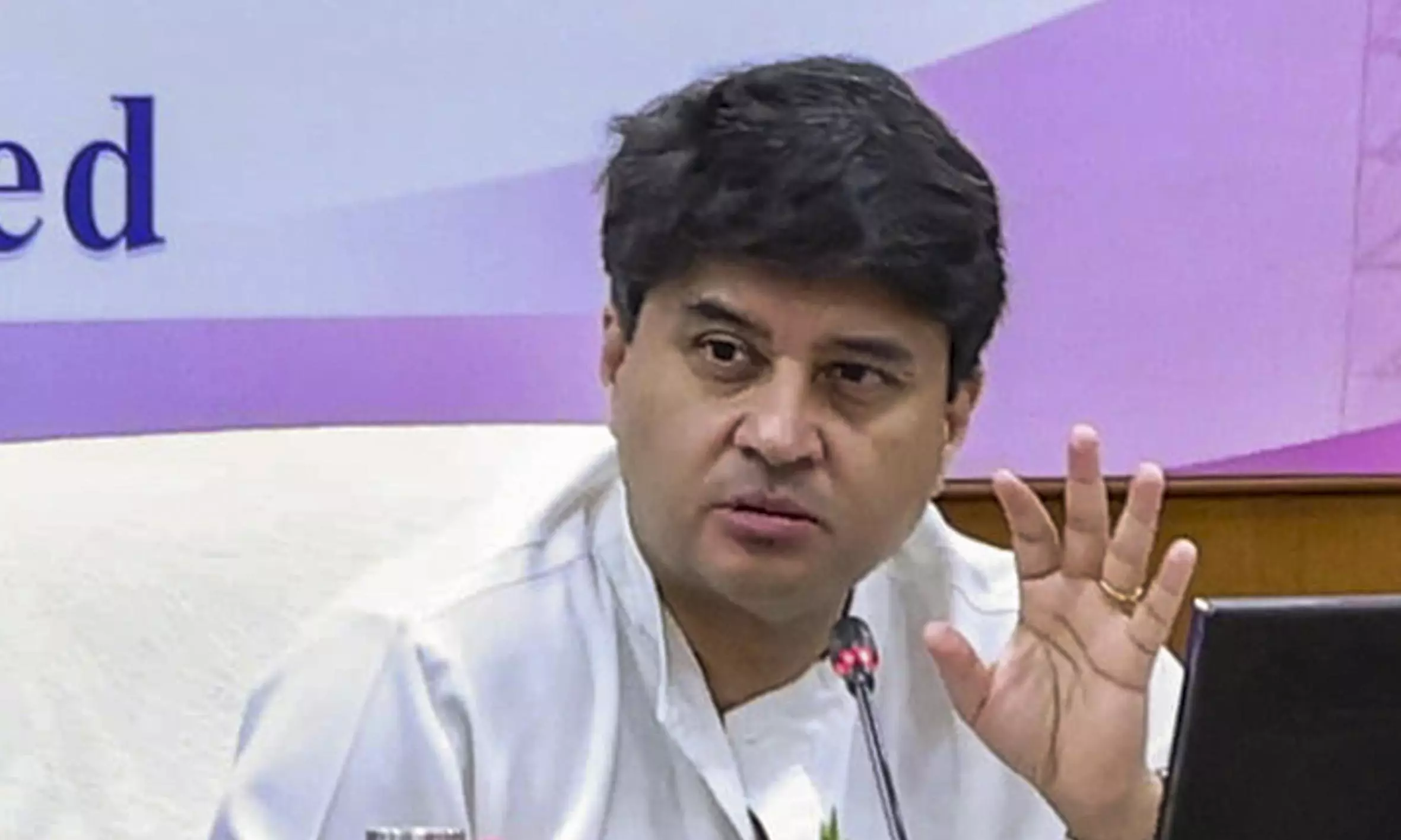 Satcom Rollout After Security Clearances: Scindia Satcom Rollout After Security Clearances: Scindia