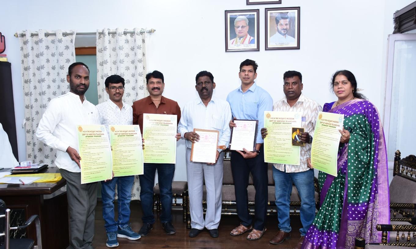 Heritage Dept, Nizam's Museum Collaborate for Internships