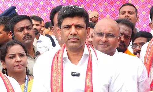 Pemmasani Performs Bhoomi Pooja For Urban Primary Health Centre