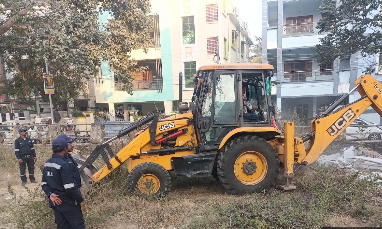 HYDRAA Fences Off Rs.13 Crore Miyapur Park