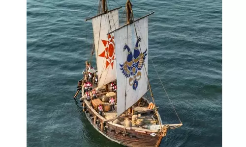 INSV Kaundinya Begins Maiden Voyage to Oman