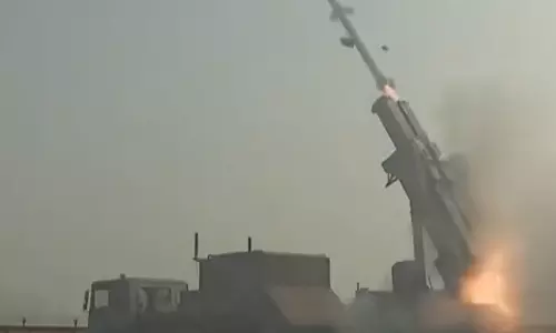 DRDO Tests 120-KM Range Pinaka Guided Rocket