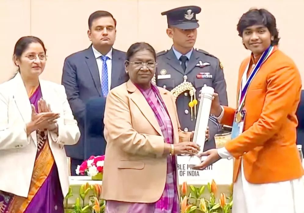 Surviving on Chocolates, Studying with AI: Meet Telangana’s Bal Puraskar Winner Surviving on Chocolates, Studying with AI: Meet Telangana’s Bal Puraskar Winner