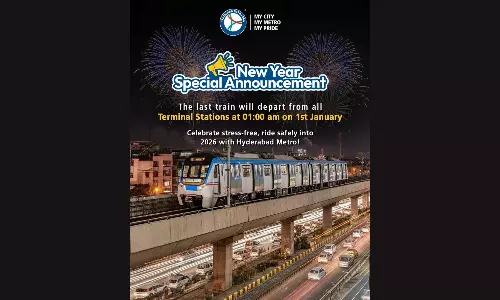 Hyderabad Metro Time Extended On December 31