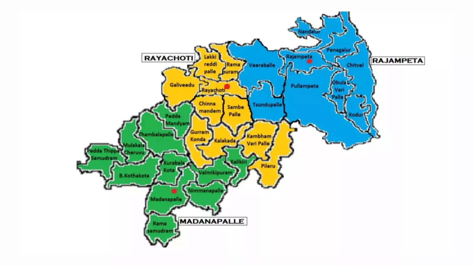 Annamayya District Revamp Alters Regional Political Equations Annamayya District Revamp Alters Regional Political Equations