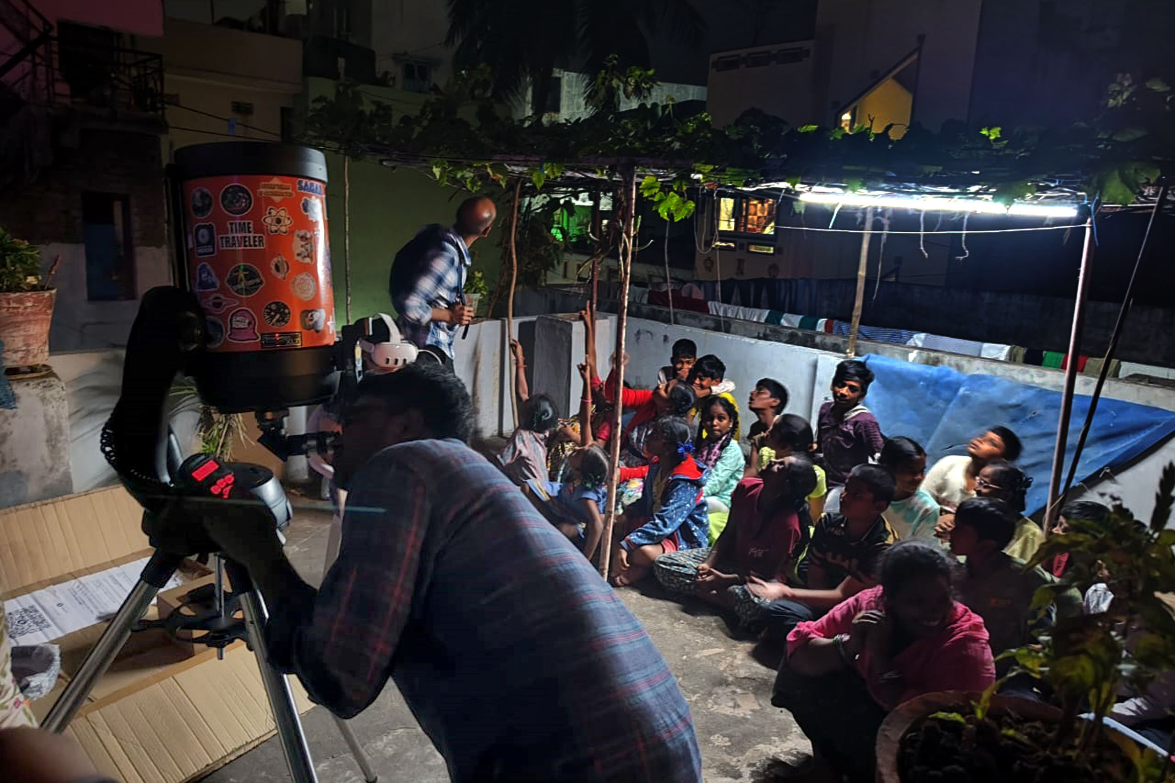 Stars Light Up New Year in Vizag Fishing Colony