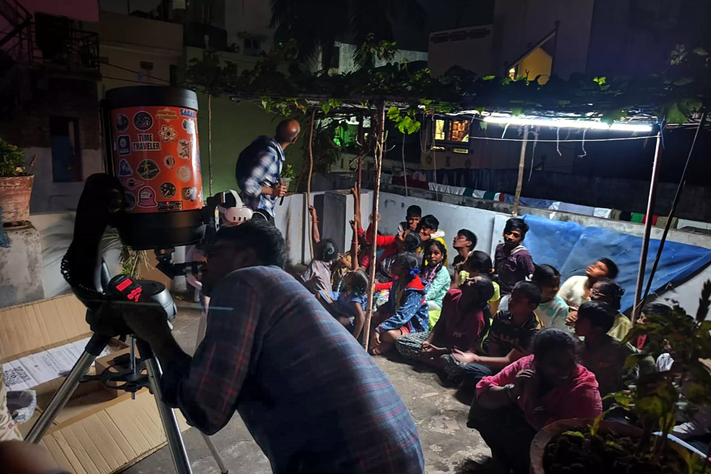 Not Fireworks, Stars Light Up New Year in Vizag Fishing Colony Not Fireworks, Stars Light Up New Year in Vizag Fishing Colony