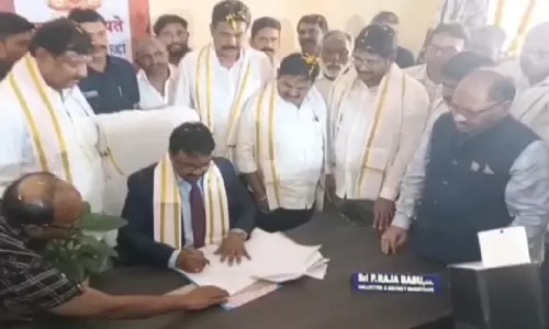 P Raja Babu Takes Charge As Markapuram District Collector