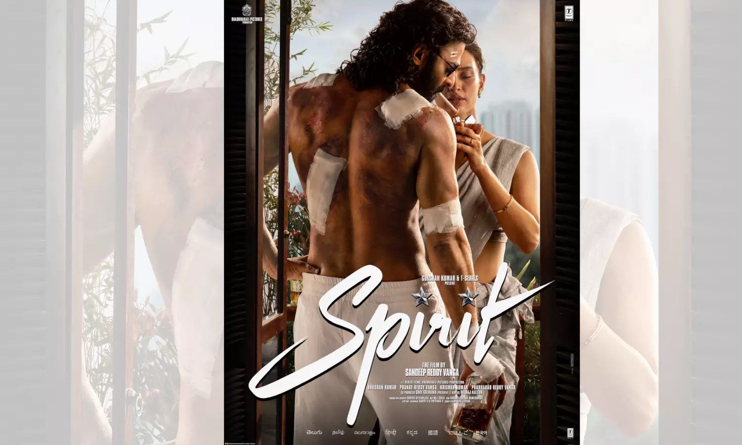 Prabhas–Sandeep Reddy Vanga’s Spirit First Look Sets Social Media on Fire