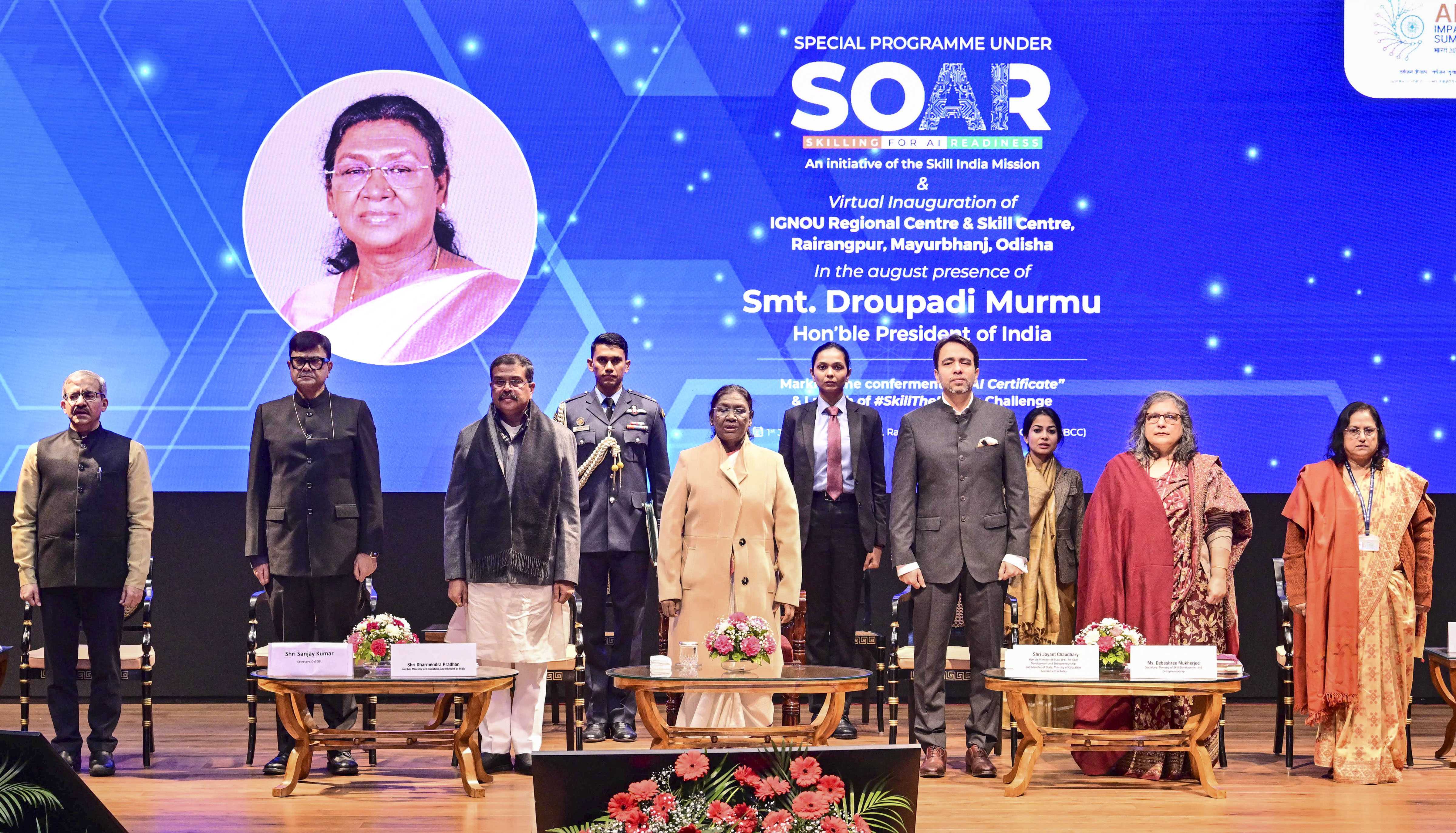 The President exhorted the citizens to commit to working towards the goal of Viksit Bharat and transform India into a knowledge superpower and a tech- driven inclusive and prosperous nation through the New Education Policy