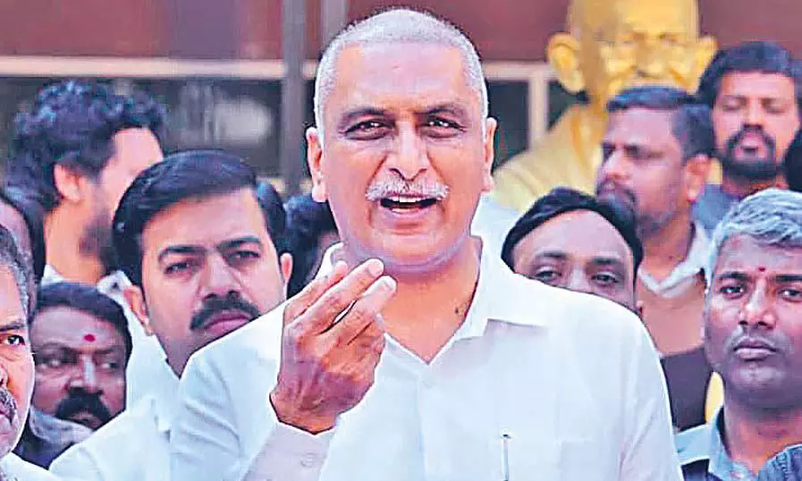 Harish Slams Revanth For Comparing KCR To Kasab