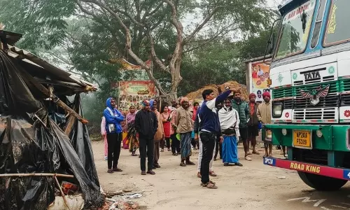 Truck Following Google Maps Strays Into Village, Rams House In Odisha’s Bhadrak