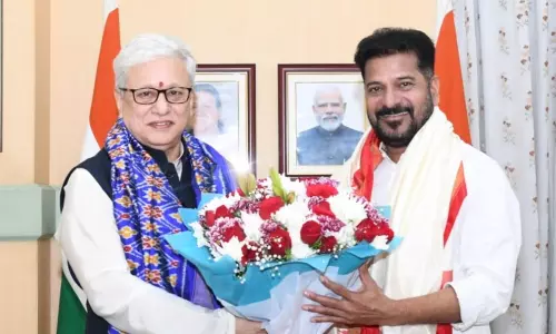 Revanth Meets Governor, Chief Justice To Extend New Year Greetings