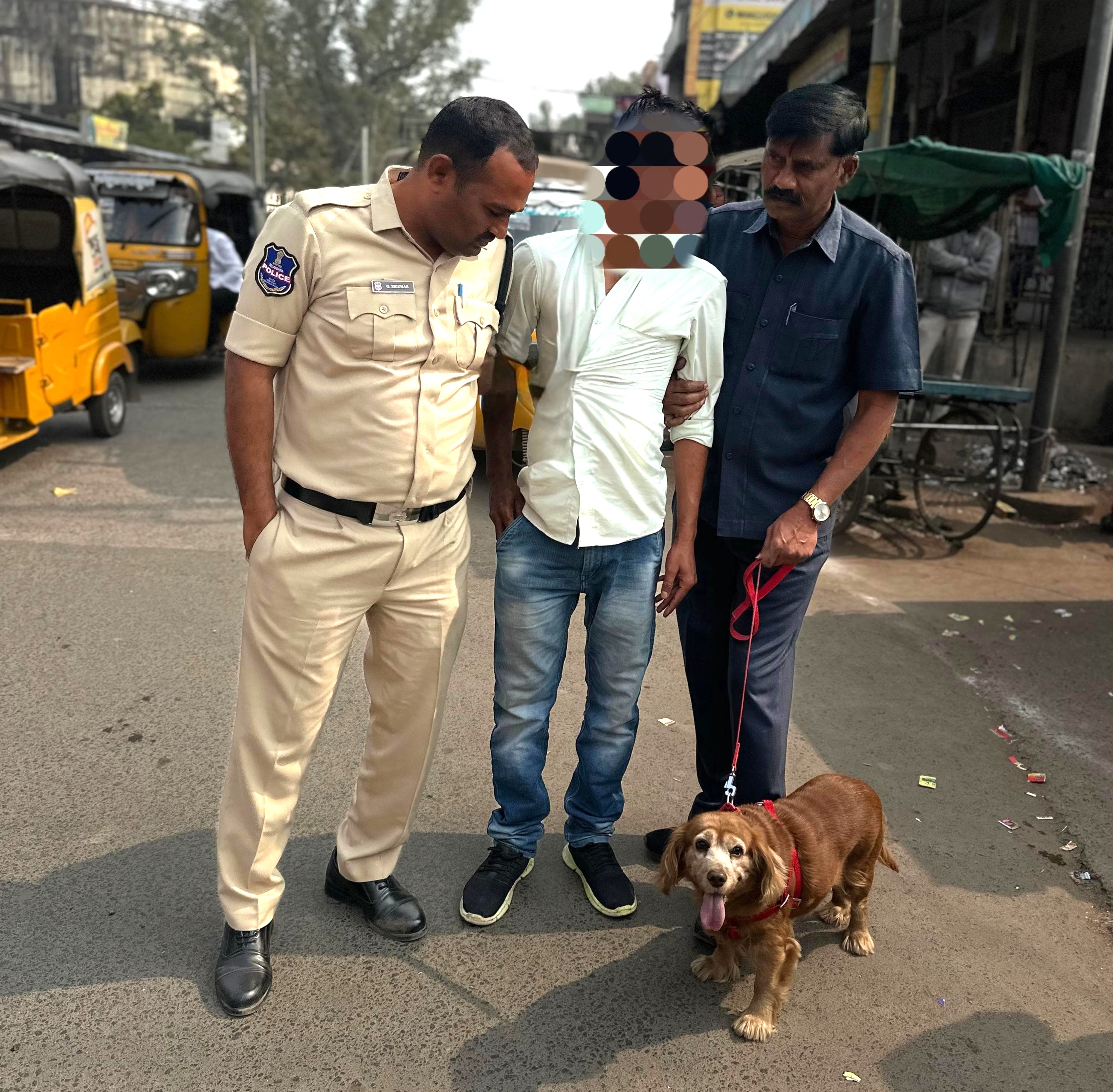 Sniffer Dog Roma Cracks Down on Ganja in Adilabad